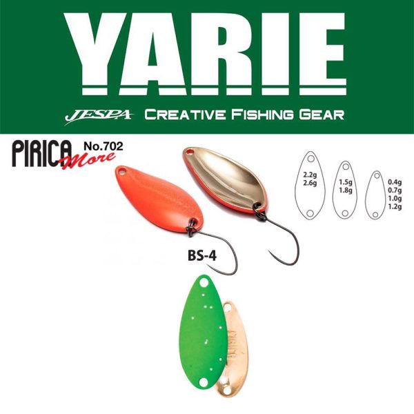 Yarie 702 Pirica More 2,6gr BS-4 Lime Glitter Kanál Villantó