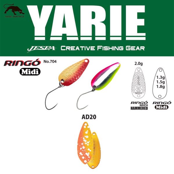 Yarie 704 Ringo Midi 1,8gr AD20 First Fire Kanál Villantó