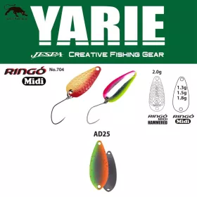 Yarie 704 Ringo Midi 1,8gr AD25 Vegetable Kanál Villantó