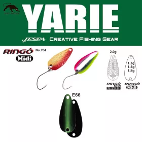 Yarie 704 Ringo Midi 1,8gr E66 Fits Green Kanál Villantó