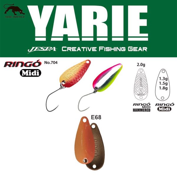 Yarie 704 Ringo Midi 1,8gr E68 Caramel Gold Kanál Villantó