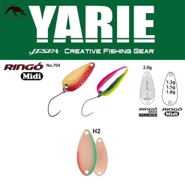 Yarie 704 Ringo Midi 1,8gr H2 Salmon Kanál Villantó
