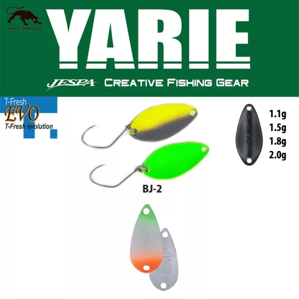 Yarie 710T T-Fresh Evo 1,1gr BJ-2 Carter Kanál Villantó