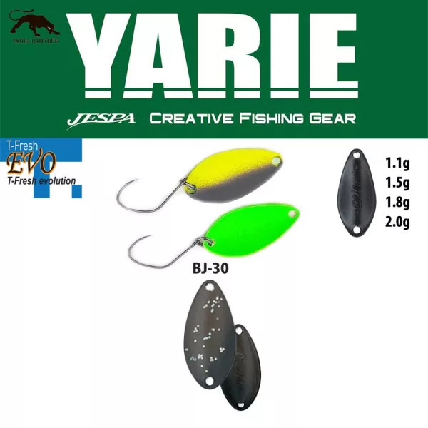Yarie 710T T-Fresh Evo 1,1gr BJ-30 Toichigi Brown Kanál Villantó
