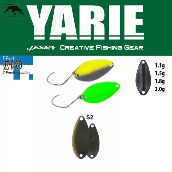 Yarie 710T T-Fresh Evo 1,1gr S2 Dark Olive Kanál Villantó