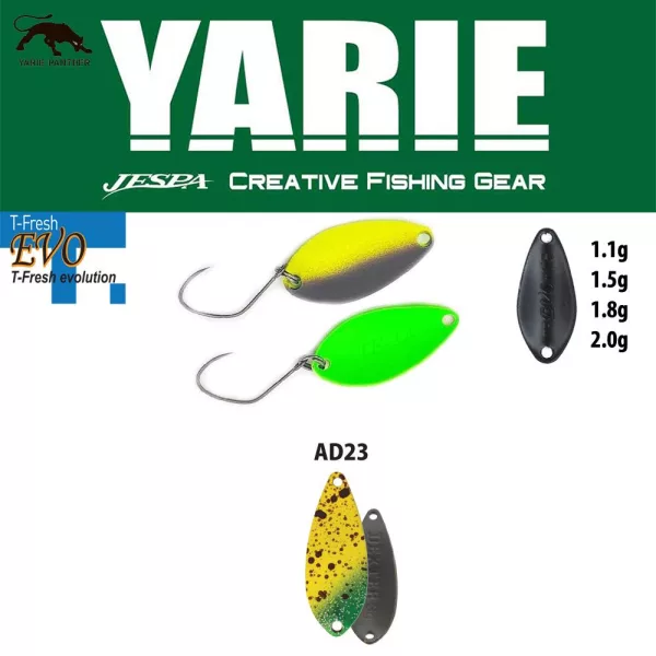Yarie 710T T-Fresh Evo 1,5gr AD23 Monkey Banana Kanál Villantó