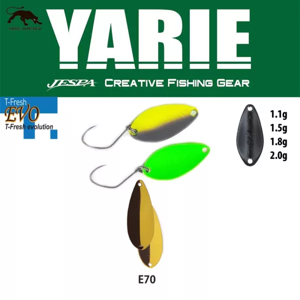 Yarie 710T T-Fresh Evo 1,5gr E70 Pudding Kanál Villantó