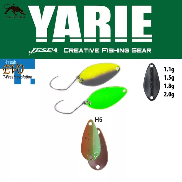 Yarie 710T T-Fresh Evo 1,5gr H5 Thirty-Eight Kanál Villantó