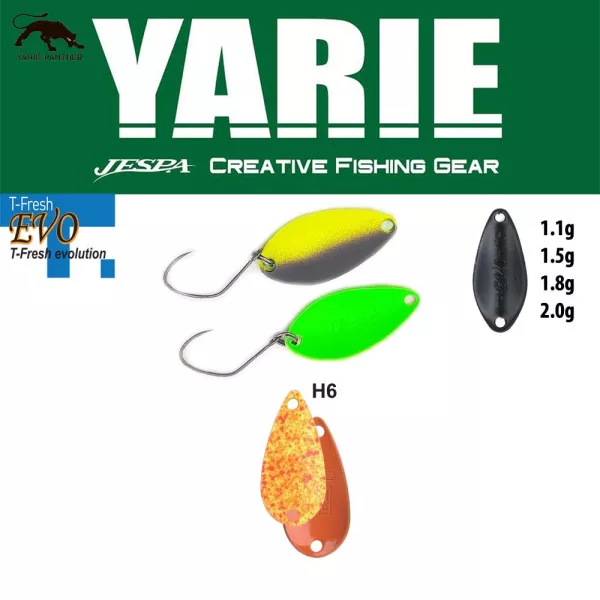 Yarie 710T T-Fresh Evo 1,5gr H6 Daidai Squash Kanál Villantó
