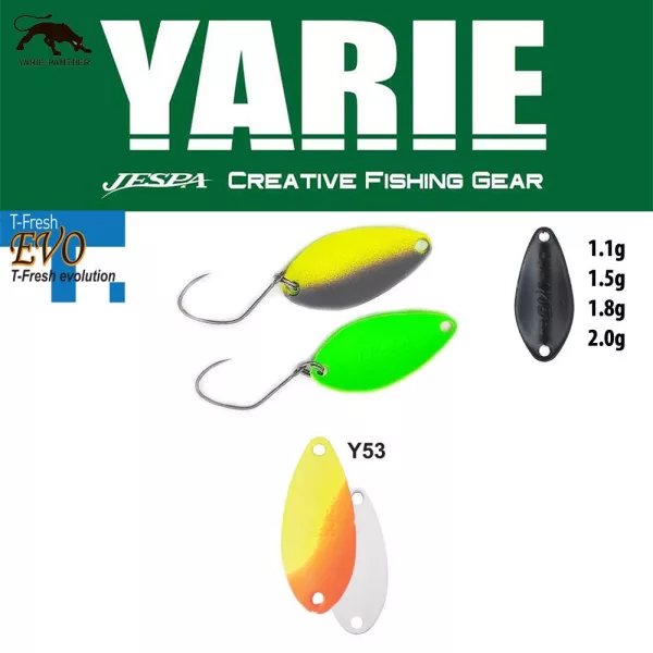Yarie 710T T-Fresh Evo 1,5gr Y53 Lemon/Orange Kanál Villantó