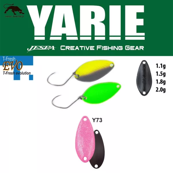 Yarie 710T T-Fresh Evo 1,5gr Y73 Pink Holo Kanál Villantó