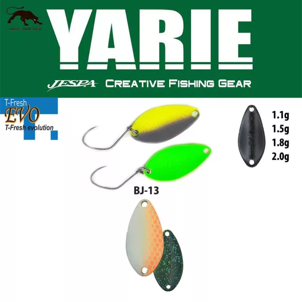 Yarie 710T T-Fresh Evo 2,0gr BJ-13 Shigeo Kanál Villantó