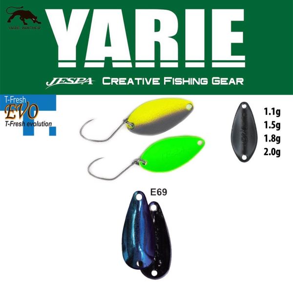 Yarie 710T T-Fresh Evo 2,0gr E69 Fire Blue Kanál Villantó