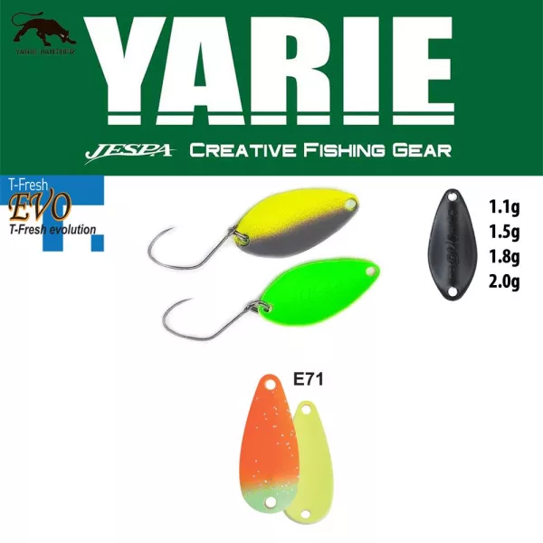 Yarie 710T T-Fresh Evo 2,0gr E71 AG Carrot Kanál Villantó