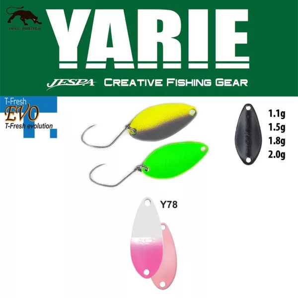 Yarie 710T T-Fresh Evo 2,0gr Y78 Shiropino Kanál Villantó