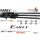 Yamaga Blanks Early Rock 86MH 2,59m 7-40gr 2 Részes Pergető Bot