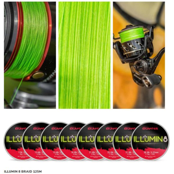 Z Predator ILLUMIN 8 BRAID -  0.08mm 11lb/5kg pergető fonott főzsinór