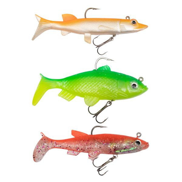 Zebco Pike Lure Packs Fluoro 12cm Plasztik Csali 3db