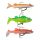 Zebco Zander Lure Packs Fluoro 10cm Plasztik Csali 3db