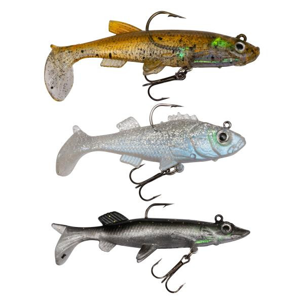 Zebco Zander Lure Packs Natural 10cm Plasztik Csali 3db