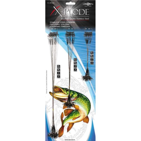 Mikado X-Plode 35cm 10kg Ragadozó Előke 2x25db