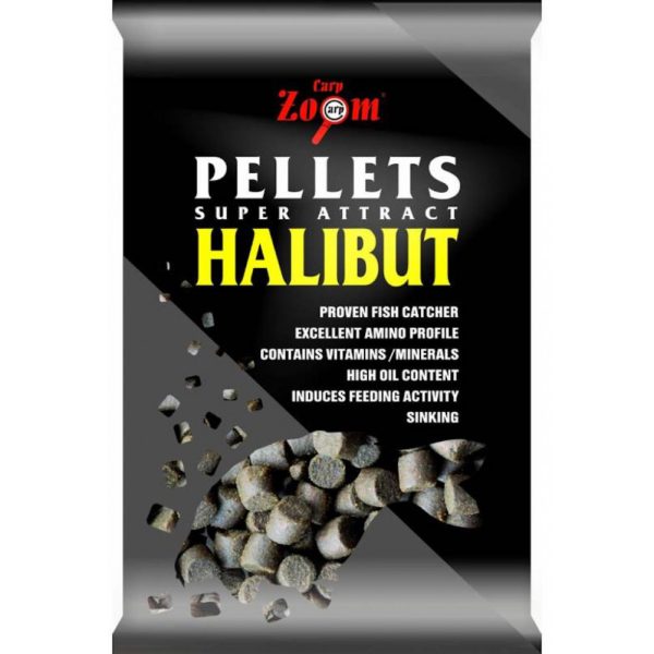 Carp Zoom CZ Fúrt halibut pellet, 15 mm, halibut, 800 g