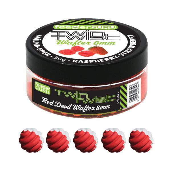 Timár Mix Feeder Guru TwinTwist Red Devil 30gr 7-9mm wafter csali