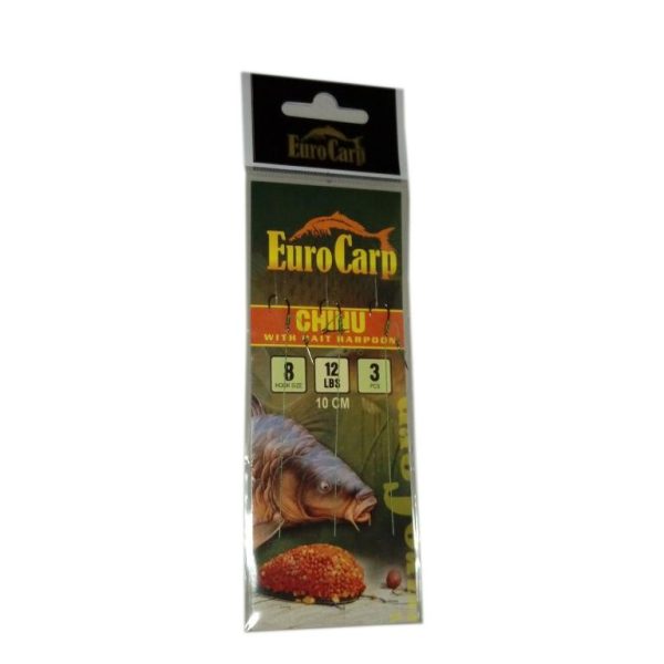 Euro Carp előkötött fonott feeder előke Chinu 8