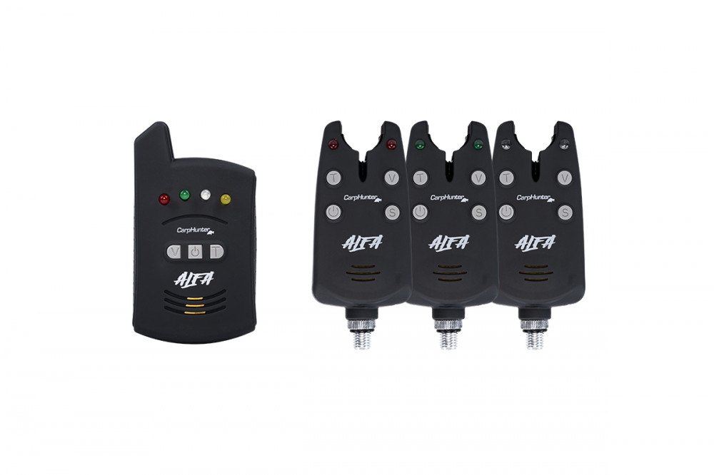 Carp Hunter Alfa Elektromos Kapásjelző Szett 527 (1+3) Carp Hunter Alfa Elektromos Kapásjelző Szett 527 (1+3)