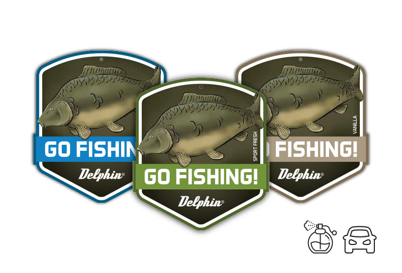 Autó illatosító GO FISHING! Carp New car Autó illatosító GO FISHING! Carp New car